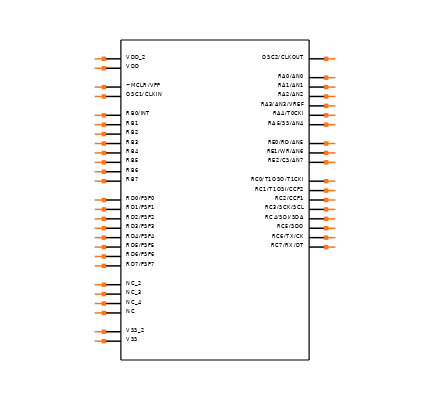 PIC16C65B-20/L Symbol