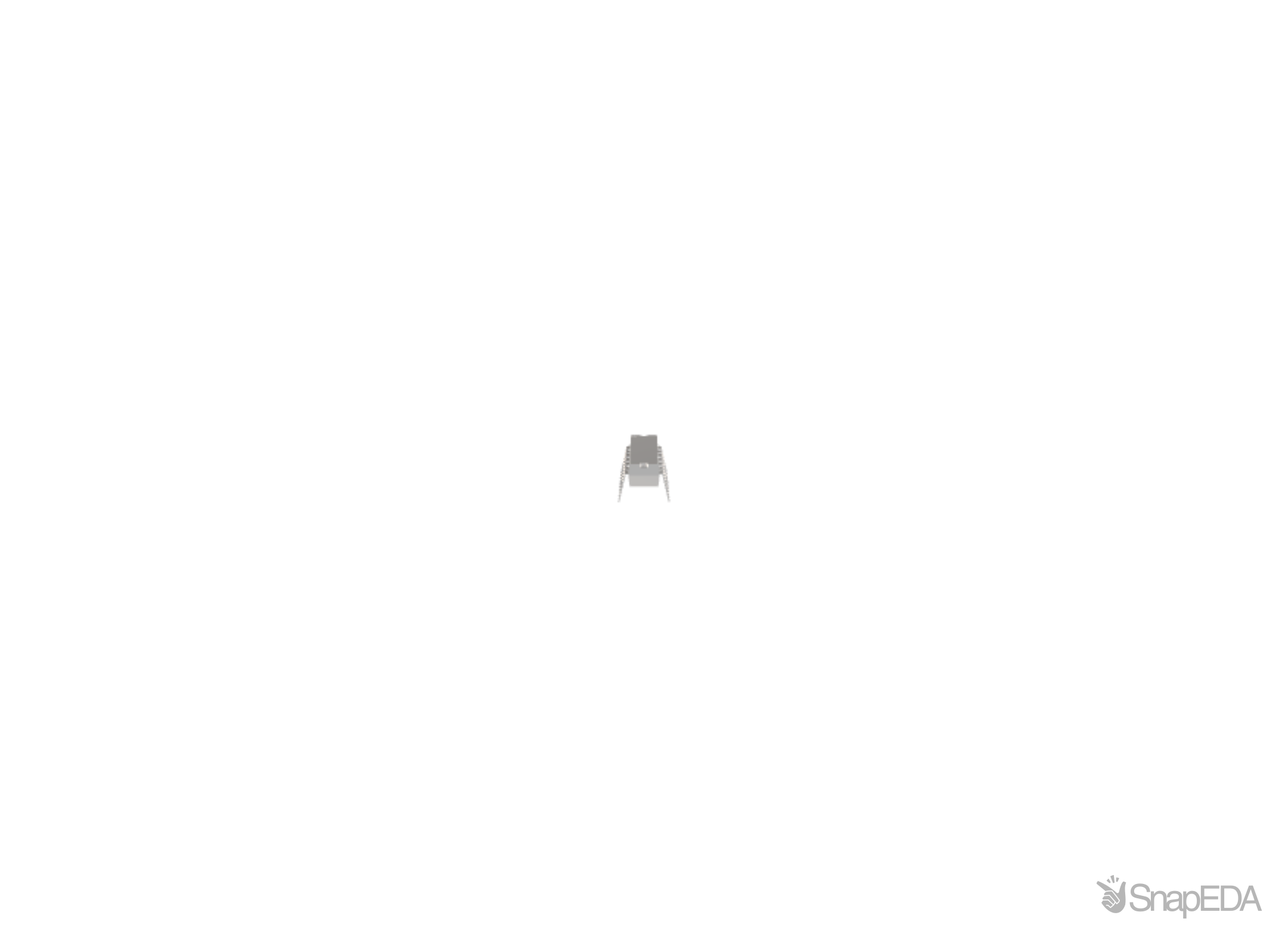 PIC16F1455-I/P 3D Model