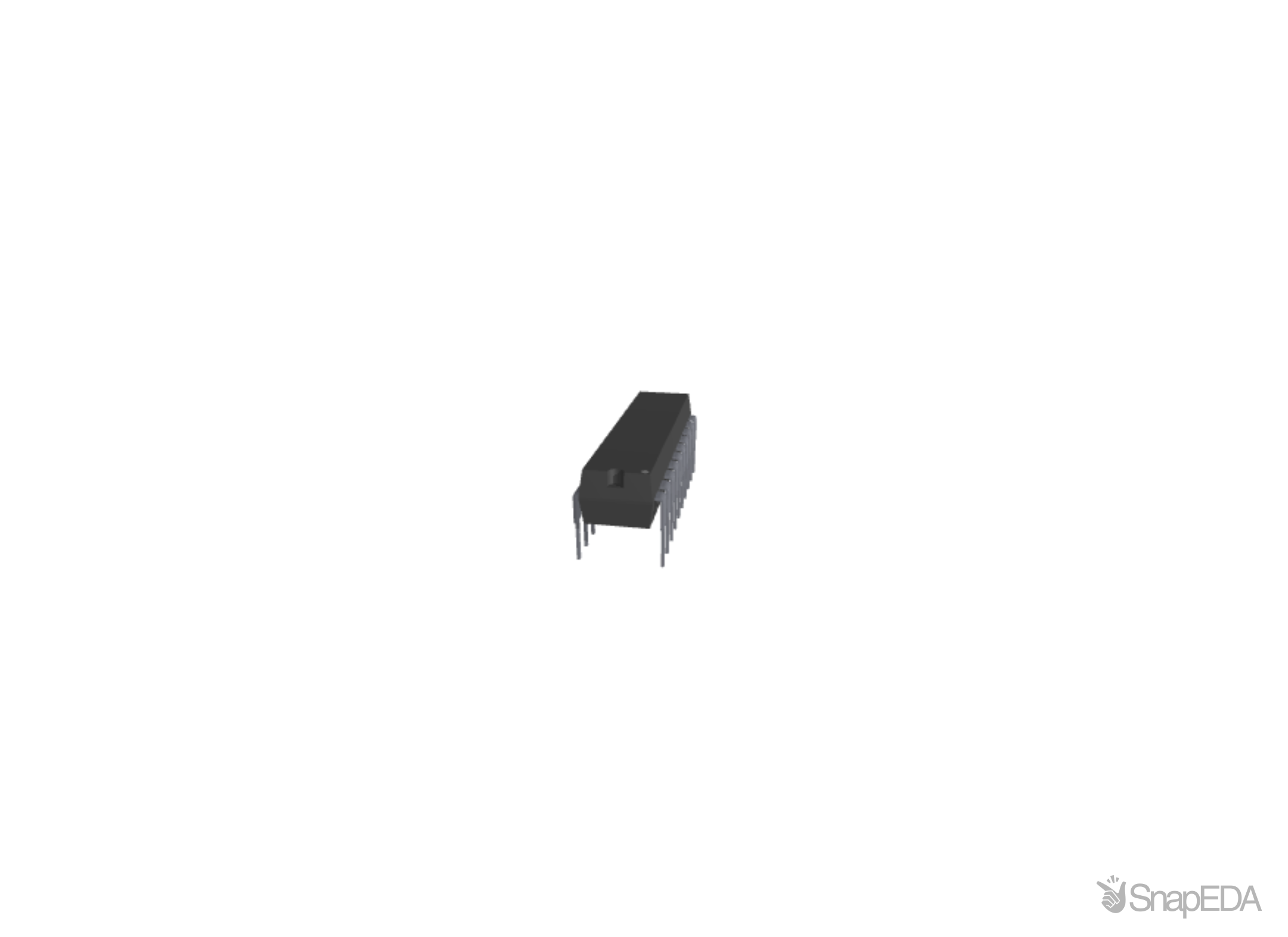 PIC16F1619-I/P 3D Model