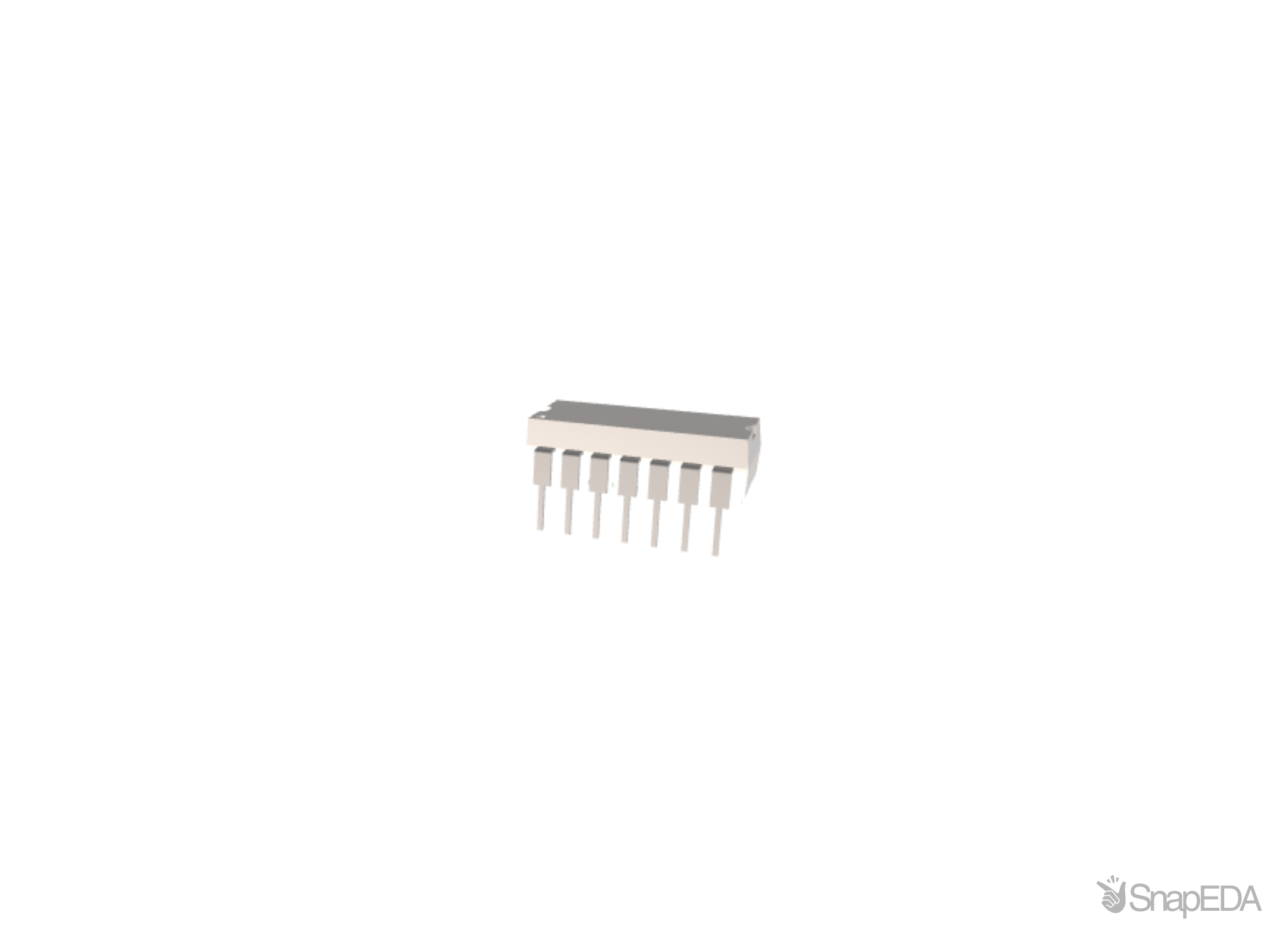 PIC16F1825-I/P 3D Model