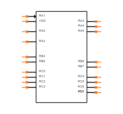 PIC16F18344-I/SS Symbol
