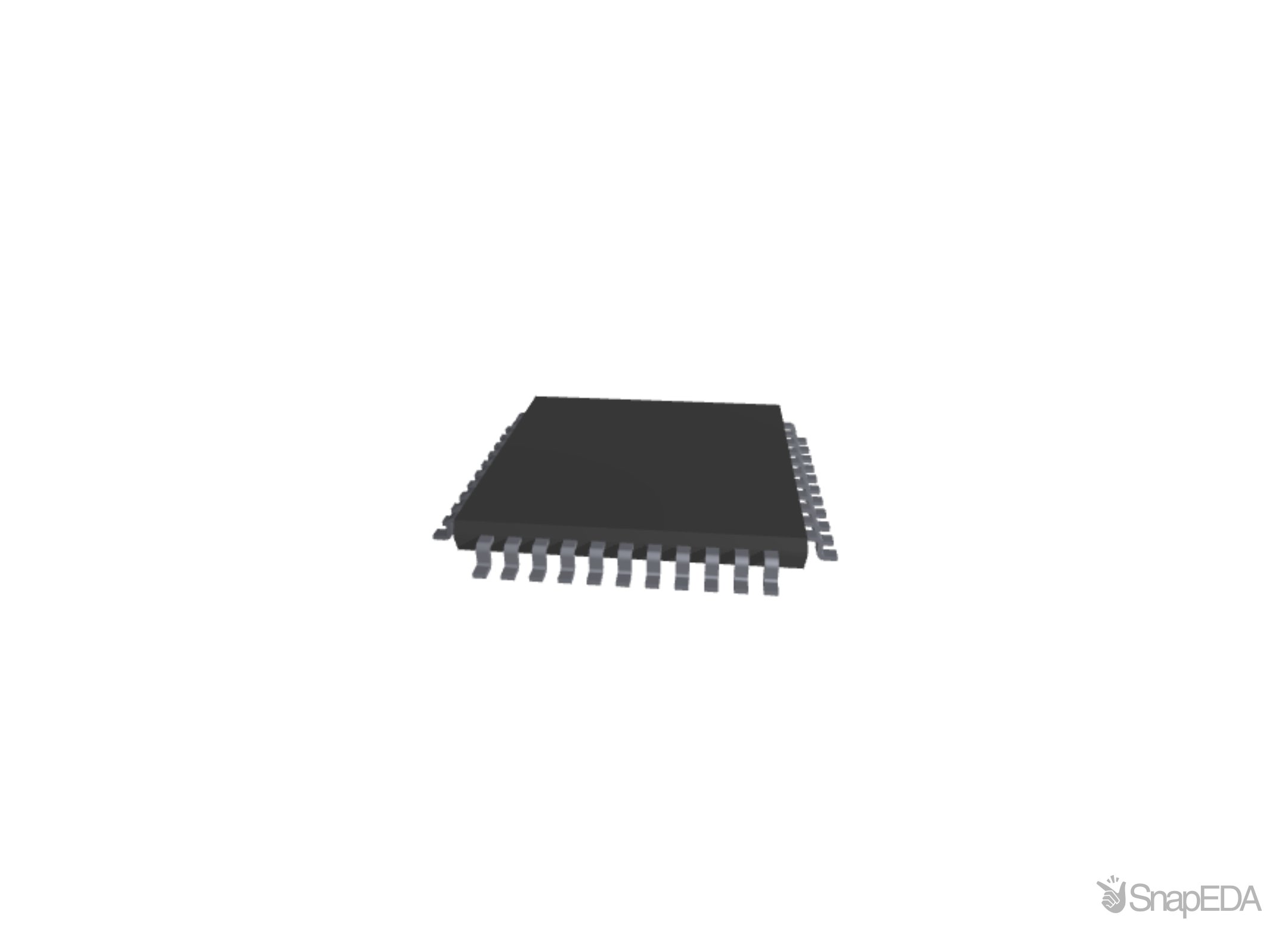 PIC16F18877-E/PT 3D Model