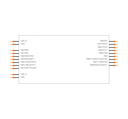 PIC16F628A-E/SS Symbol