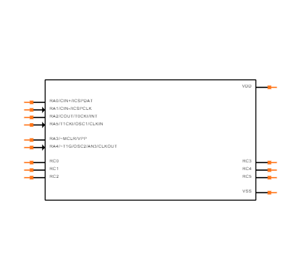 PIC16F630-I/ST Symbol
