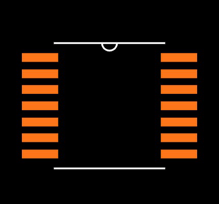 PIC16F676-E/ST Footprint