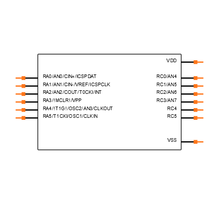 PIC16F676-I/SL Symbol