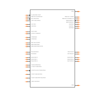 PIC16F727-I/P Symbol