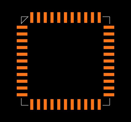 PIC16F74-E/L Footprint