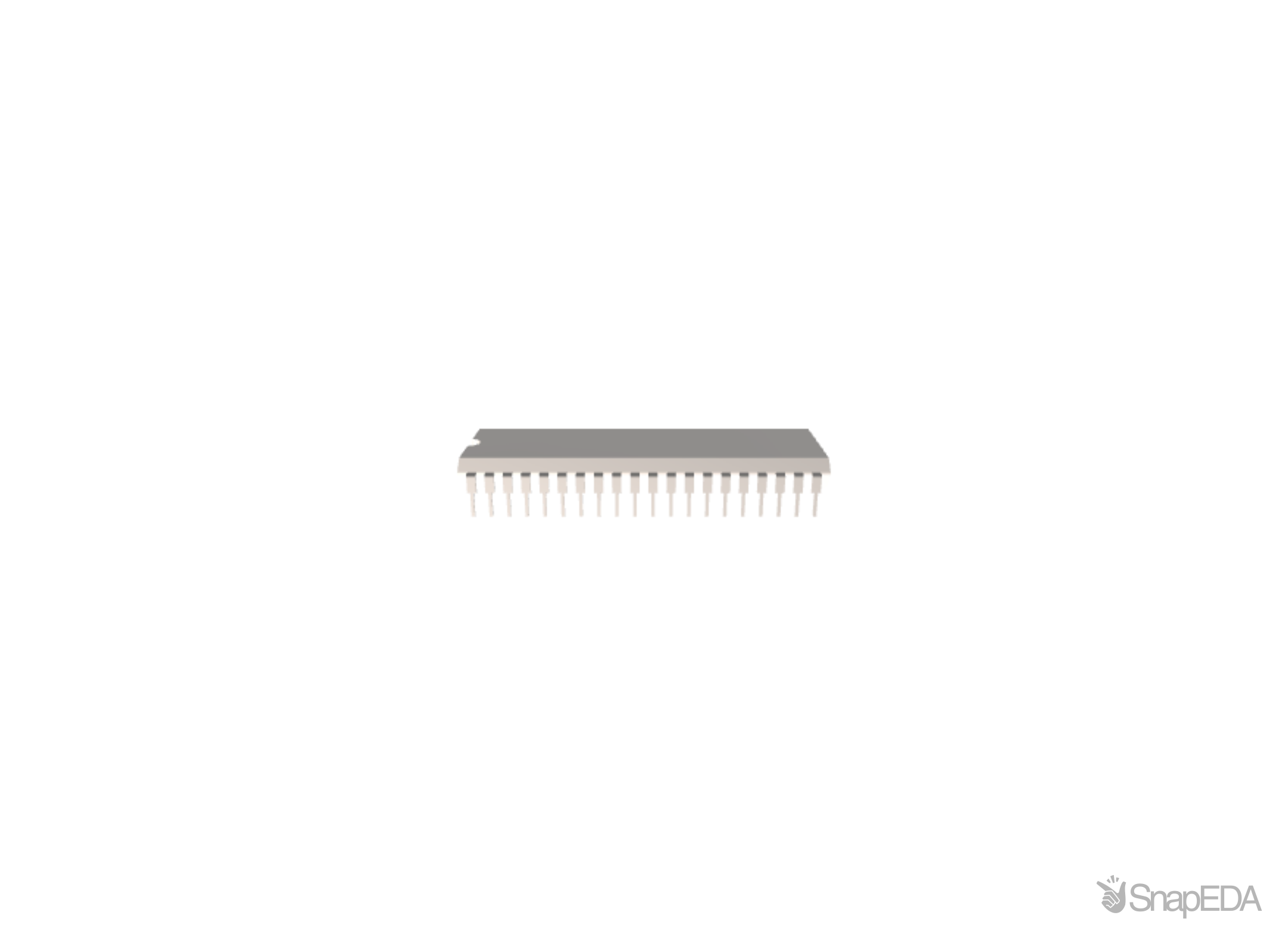 PIC16F77-E/P 3D Model