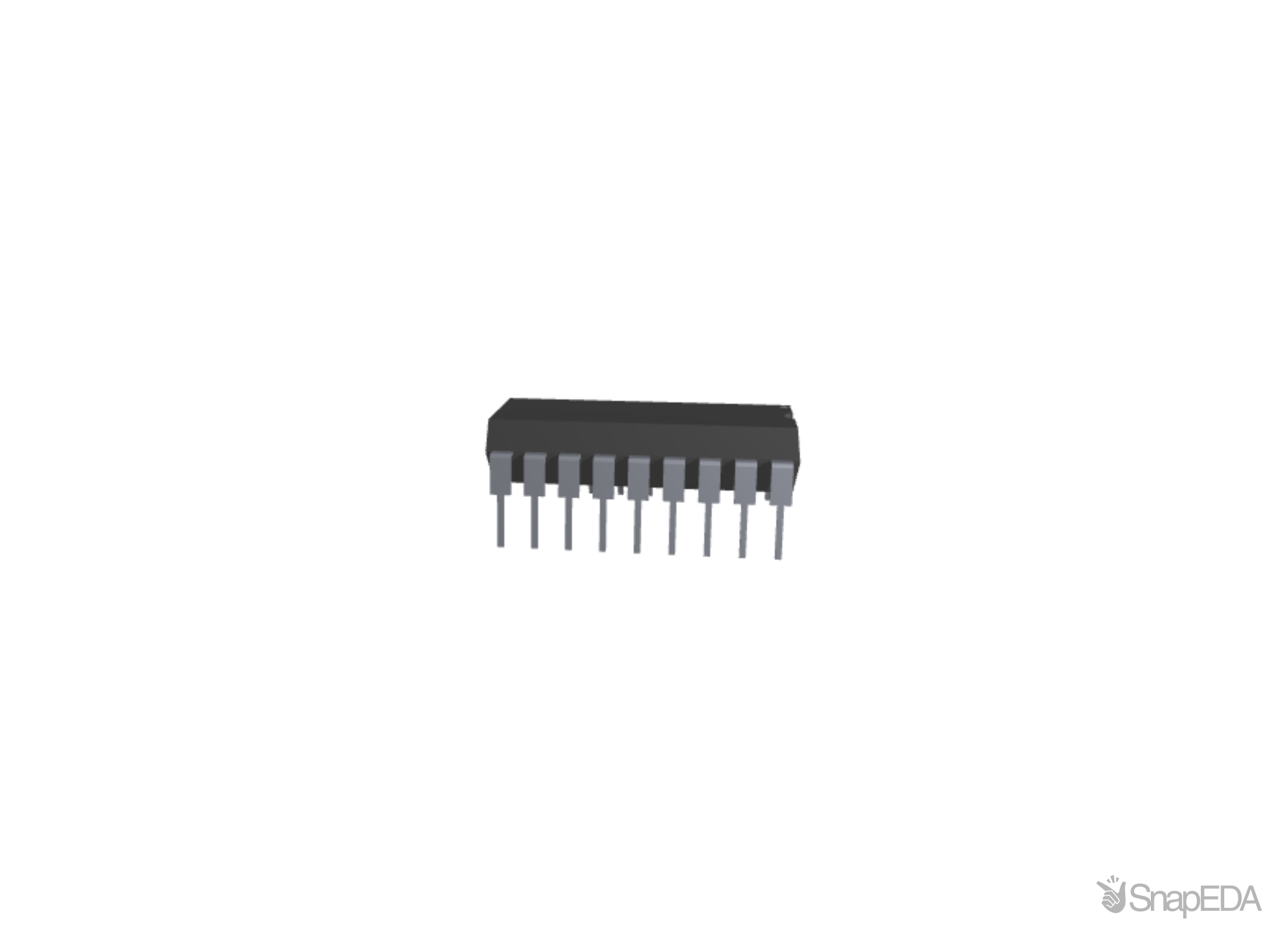 PIC16F84-04/P 3D Model