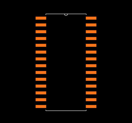 PIC16F876-20/SO Footprint