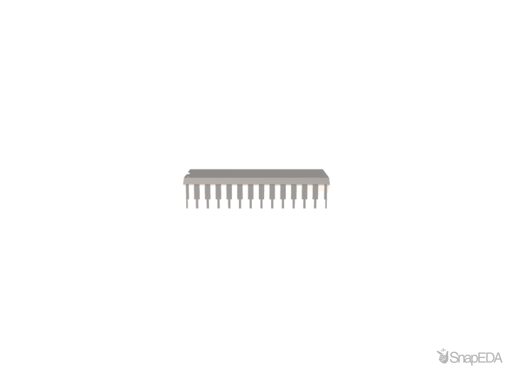 PIC16F876A-I/SP 3D Model