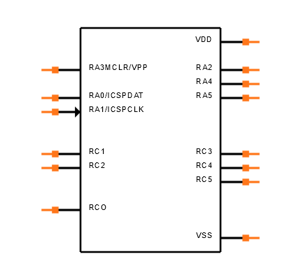 PIC16LF1825-I/ST Symbol