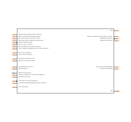 PIC16LF1938-I/SP Symbol