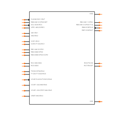 PIC16LF726-I/SS Symbol