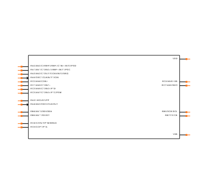 PIC18F14K22-I/P Symbol