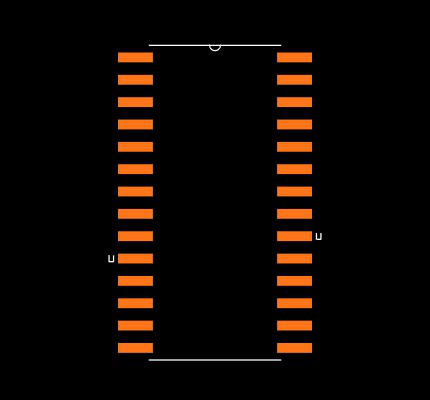 PIC18F2480-E/SO Footprint