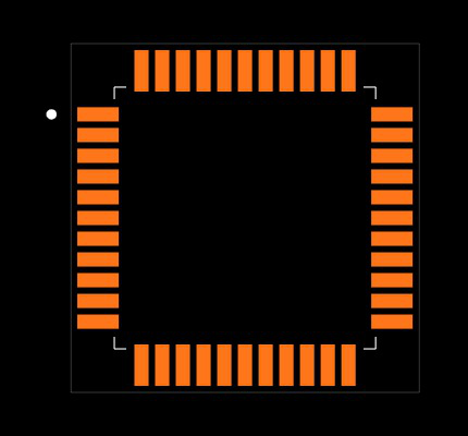 PIC18F4221-I/P Footprint