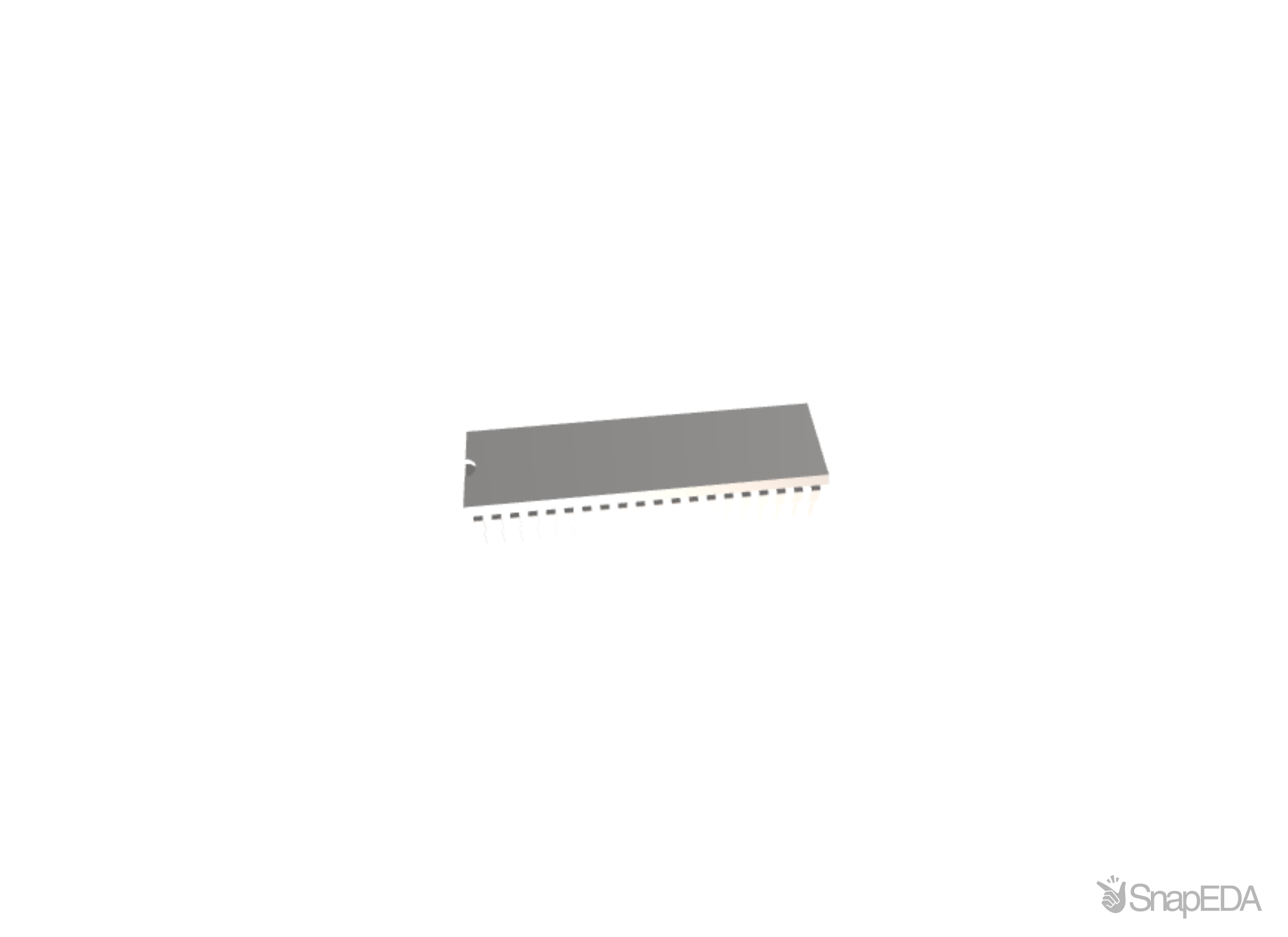 PIC18F44K20-I/P 3D Model