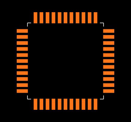 PIC18F45K20-E/P Footprint