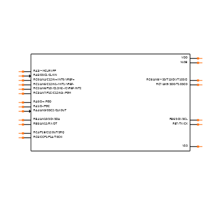 PIC18LF13K50-I/P Symbol