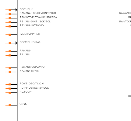 PIC18LF2455-I/SP Symbol