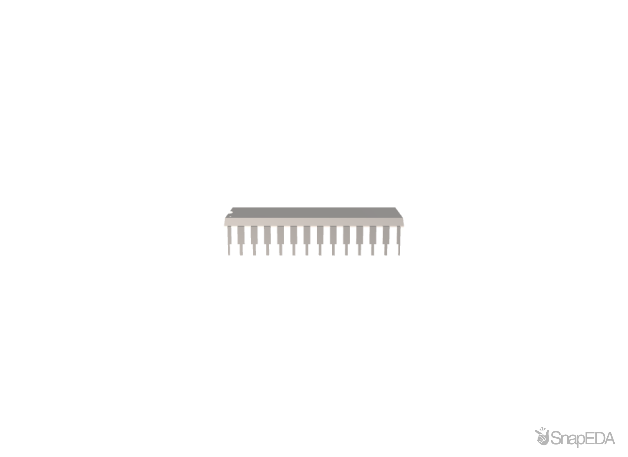 PIC32MX170F256B-50I/SP 3D Model