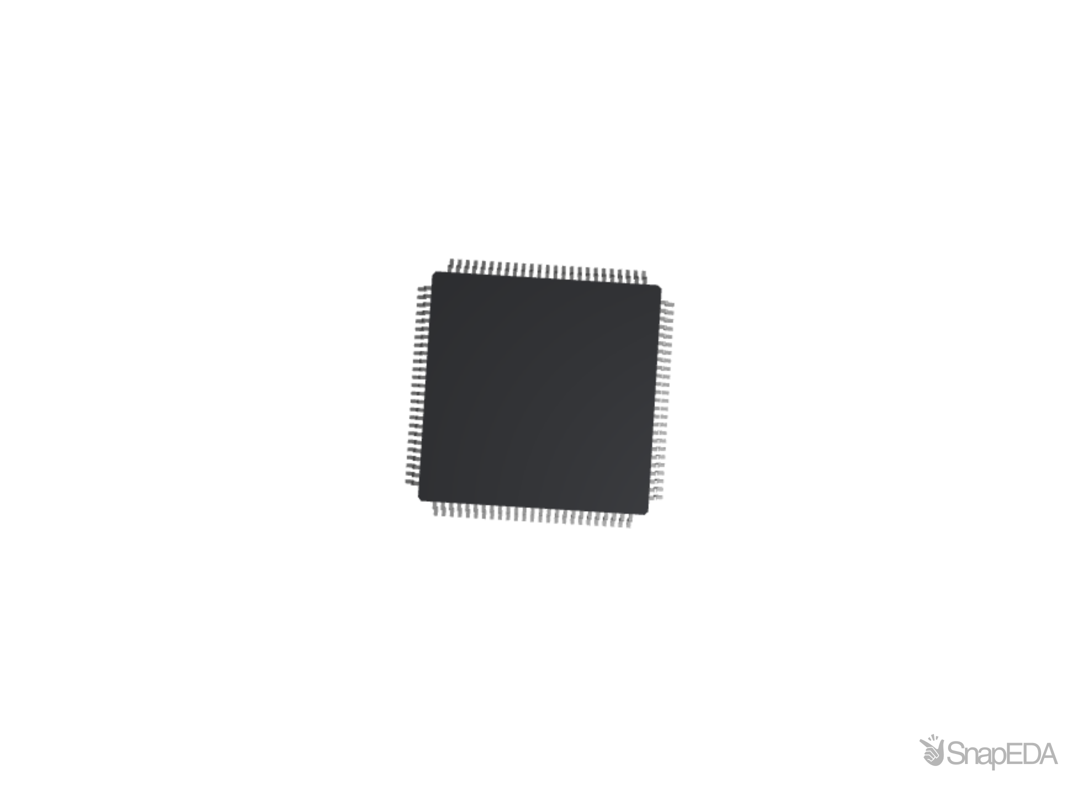 PIC32MX575F256L-80I/PF 3D Model