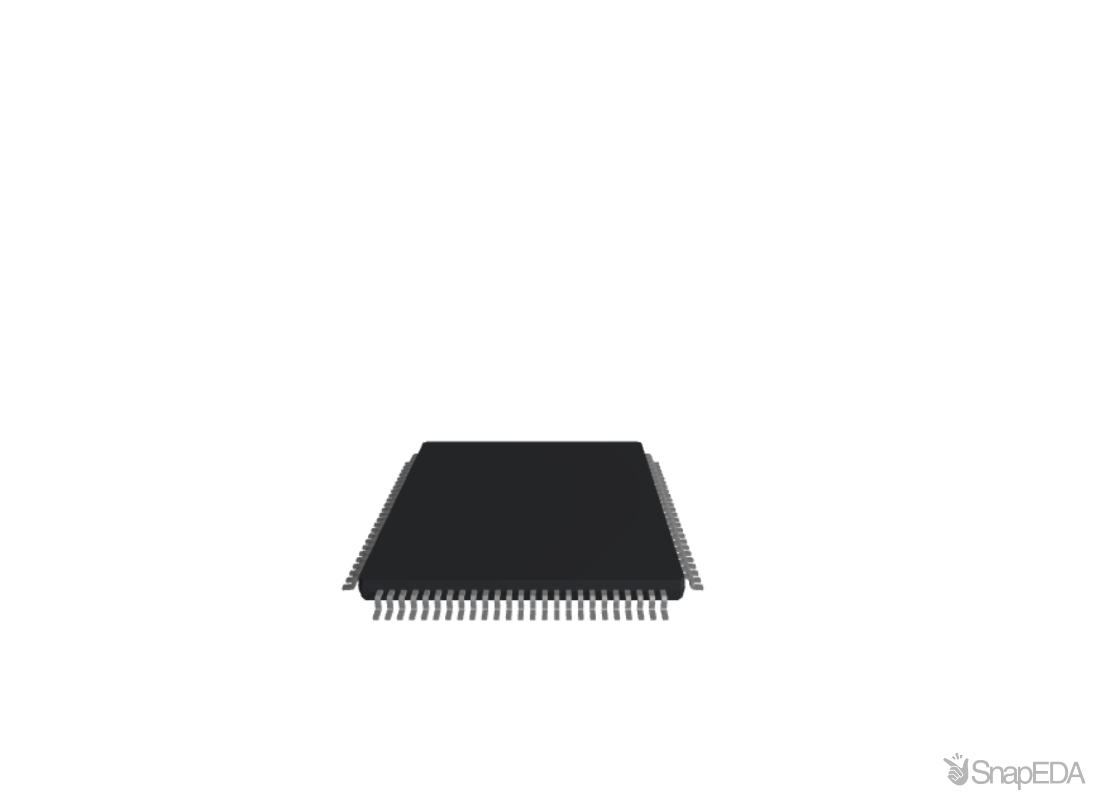 PIC32MX795F512L-80I/PF 3D Model