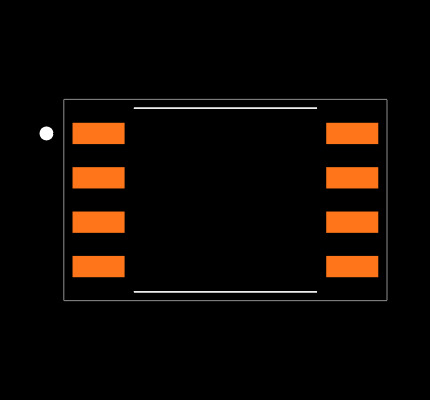 SST26VF016B-104I/SM Footprint