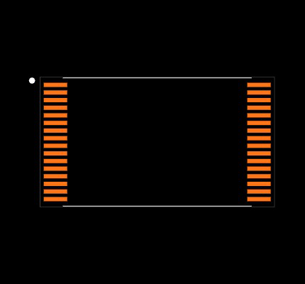 SST39SF040-55-4I-WHE Footprint