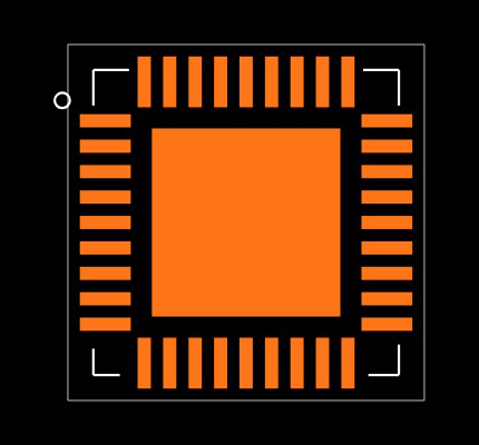 USB2512BT/M2 Footprint
