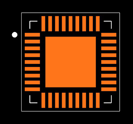 USB2533I-1080AEN Footprint