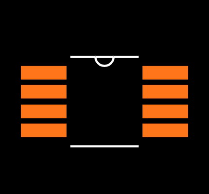 24AA02HT-I/MS Footprint