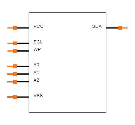 24AA128-I/SM Symbol