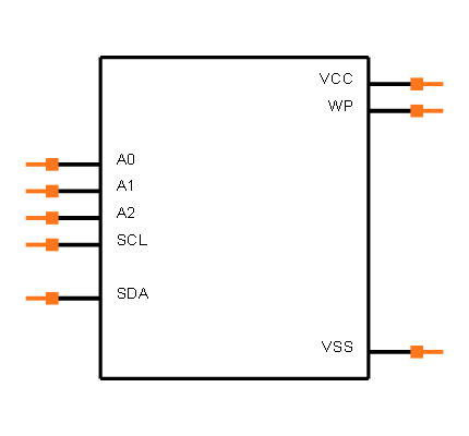 24AA256T-I/SM Symbol