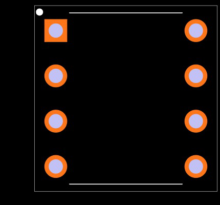 24LC128-I/P Footprint