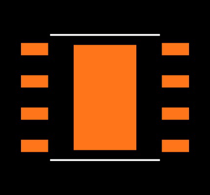24LC128T-I/MF Footprint