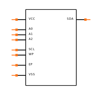 24LC128T-I/MF Symbol