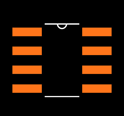 24LC64T-E/SN Footprint