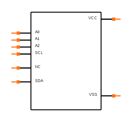 24LC65-I/P Symbol