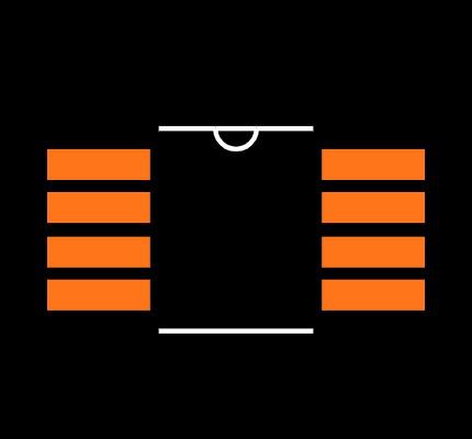 25LC160BT-E/MS Footprint