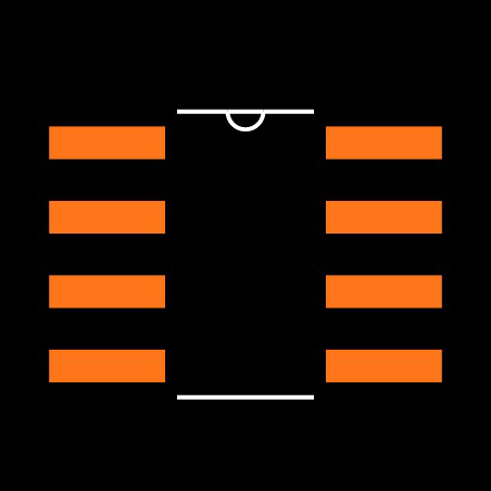 25LC640A-E/SN Footprint