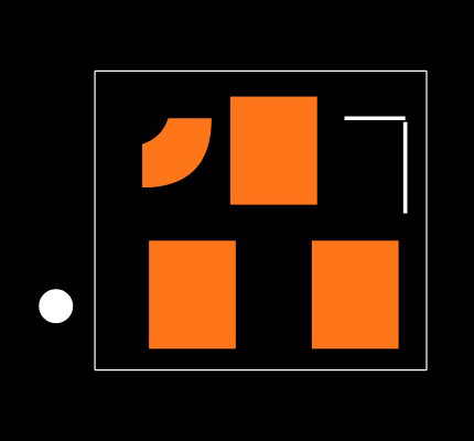 2N2222AUB/TR Footprint