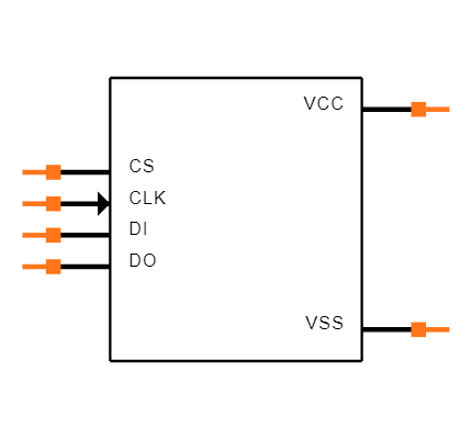 93C46BXT-E/SN Symbol