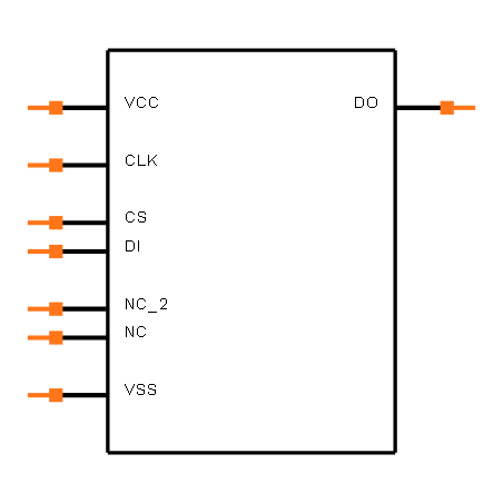 93LC56AXT-I/SN Symbol