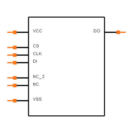 93LC66AT-I/SN Symbol