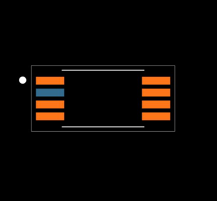 AT25256B-SSHL-B Footprint