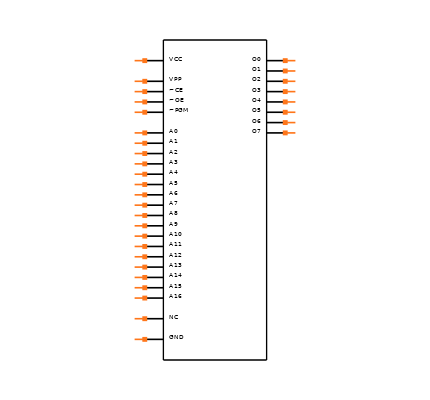 AT27C020-90PU Symbol