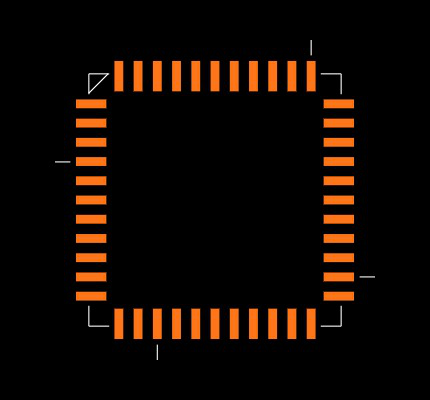 AT27C1024-70JU Footprint